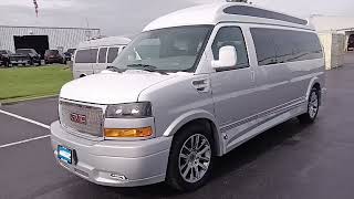 2020 GMC Savana 9 passenger conversion van by Explorer Van Co UP34928 in our inventory [upl. by Brynne]