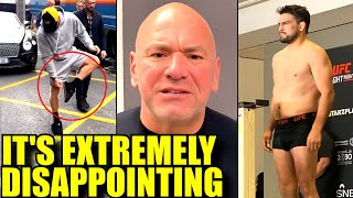 Conor McGregor attends Bellator Event walking with a slight limpDana White slams GastelumWhittaker [upl. by Inan]