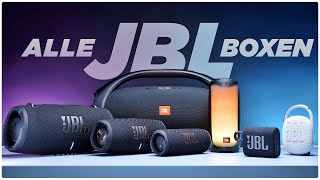 Welche JBL Box ist die BESTE   Soundcheck XXL ALLE JBL Boxen im Vergleich [upl. by Naitsabes]