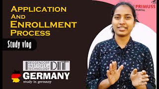 Application and Enrollment process after receiving admission letter  DIT Deggendorf Germany 🇩🇪 [upl. by Edmondo]