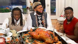 Thanksgiving Dinner With Kevin Hart amp Druski [upl. by Sylvanus440]