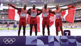 Omg Canada Won 4x100m relay men’s finalUSA Lost [upl. by Hepsiba]