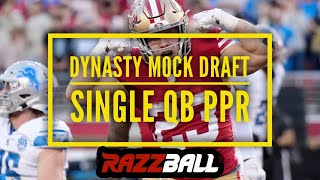 Dynasty Mock Draft Single QB PPR  Fantasy Football 2024 [upl. by Blane]