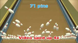 Wii Sports  Bowling Training  Corrupted Power Throws [upl. by Sikes]