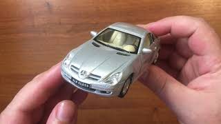 MercedesBenz SLK Kinsmart 134 Scale Diecast model Car [upl. by Tarsuss673]