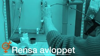 Rensa avloppen i badrummet [upl. by Melosa426]