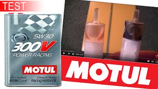 New motul 300V vs use motul 300V cold test oil 24°C after 1 year Motul 300V power racing 5W30 [upl. by Ennaylil]