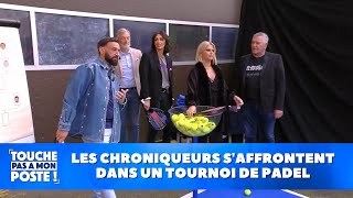 Les chroniqueurs saffrontent dans un tournoi de Padel [upl. by Hogg]