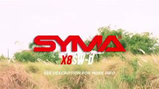 SYMA X8SWD FLIGHT TEST [upl. by Nitsugua427]