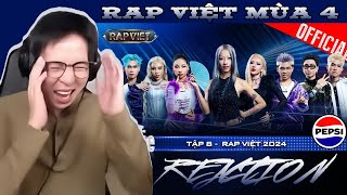 Rap Việt 2024 Tập 8  ViruSs Reaction [upl. by Aicilanna]