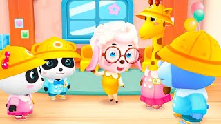 Child Safety Tips ii Baby Panda School bus [upl. by Demetra]