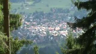 Oberammergau  Der Blick von der KolbensattelHütte [upl. by Artinak]