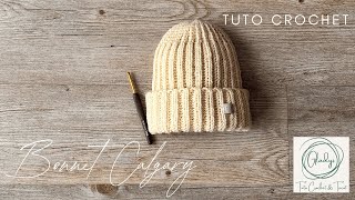 BONNET MIXTE quotCALGARY quot  TUTO CROCHET [upl. by Kutzenco525]