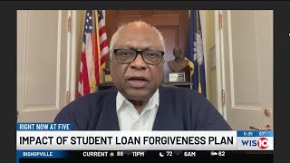 Rep Jim Clyburn talks Student Loan Debt Relief [upl. by Ylsel]