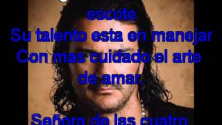 Ricardo Arjona Señora de las Cuatro Decadas con letra [upl. by Anerroc]