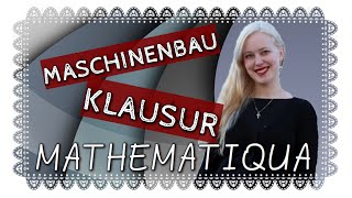 Maschinenbau Klausur Höhere Mathematik 1 [upl. by Laflam]