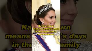 Kates return means Camillas days in the royal family are numberedshortvideo history [upl. by Jaenicke]