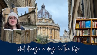 PhD Diaries a relatively average day in the life as an Oxford DPhil student in less than 3 mins [upl. by Yengac]