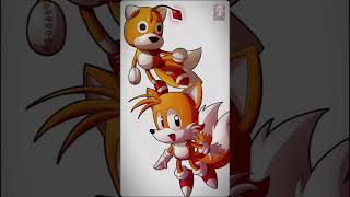 Tails  Tails Doll  Scary but Cool  Sonic The Hedgehog  Art Is not Mine [upl. by Ehcar]