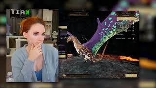 Amouranth Designs Her First Dragon In Draconia [upl. by Shiff]