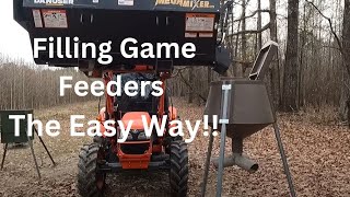 An Easy Way to Fill Game Feeders  Danuser Mega Mixer S75 [upl. by Katherin]