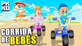 🛴 UpBaby Vs BabyLi  Corrida de Velocípede no PK XD [upl. by Rednirah]