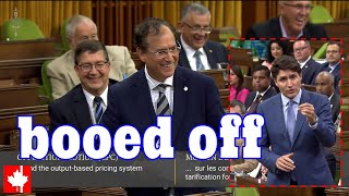 This is why Trudeau was booed off the stage [upl. by Orthman]