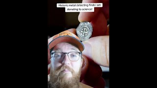 My latest metal detecting finds donated to science archeology metaldetecting treasure history [upl. by Saddler519]