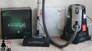 Roboclean Vacuum Shampooer Floor Washer Review [upl. by Akirdna]