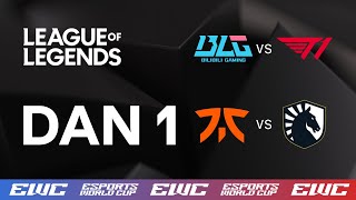 EWC LoL  T1 vs BLG  Fnatic vs Liquid  ESPORTS SVETSKO PRVENSTVO [upl. by Tiffani]