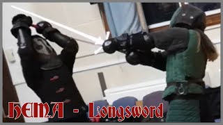 432  HEMA Sparring  Longsword Steel  Highlights [upl. by Irma]