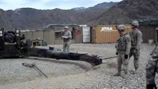 Shooting 155 howitzer in Afghanistan [upl. by Licastro]