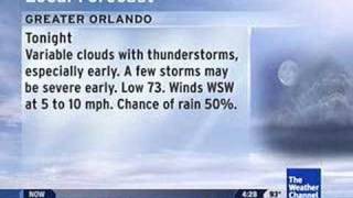 TWC  Local Forecast Orlando LDL Update 1 [upl. by Armilla]