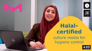 Halalcertified culture media for hygiene control  Testimonial from Hanan Rian [upl. by Qiratla439]