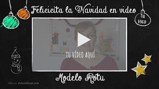 Videos para felicitar la navidad Modelo ROTU [upl. by Donny7]