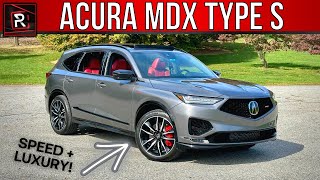 The 2024 Acura MDX Type S Is A Flagship Luxury SUV With Turbo V6 Power [upl. by Ylebmik]