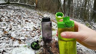 Nalgene bottles OTG vs OTF lid system [upl. by Blinny]