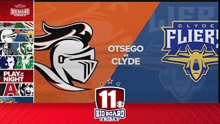 Big Board Friday Playoffs Week 1 Otsego vs Clyde [upl. by Henri299]