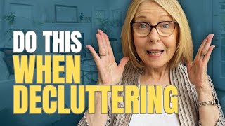 Decluttering to Downsize 1 Tip for Downsizing for Seniors [upl. by Icul]