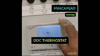 DDC THERMOSTAT ll BMS programming ll DDC PANEL ll hvactrainingvideos viralvideo ytshorts [upl. by Dennie]