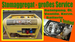 Stromaggregat  großes Service [upl. by Dnomde]