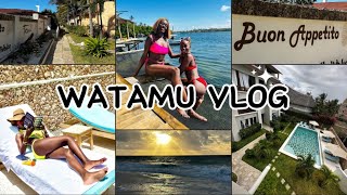 💥WATAMU VLOG💥LUXURIOUS ROOM TOUR WEEKEND GETAWAY BEACH PARTY 🎉 RESTAURANTSSUNRISE🌅WATAMU KENYA [upl. by Anirad333]