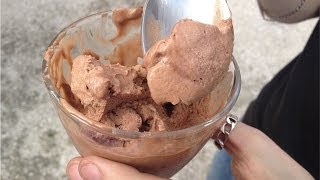 GELATO ALLA NUTELLA SENZA GELATIERA Nutella ice cream Le dolcezze di Viky [upl. by Legim]