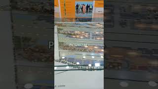 Noida international airport model in india expo mart airport noida expomart shortsvideo [upl. by Emelin]