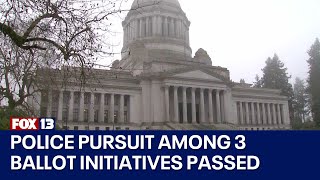 3 of 6 conservativebacked ballot initiatives passed and adopted in Washington  FOX 13 Seattle [upl. by Eirehc]