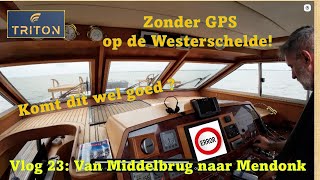 Vlog 23 Van Middelbrug naar onze thuishaven met onze Valk  De Triton [upl. by Elurd]