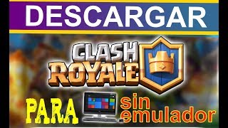 Descargar Clash Royale para PC Sin Emulador Sin Bluestracks 2021 [upl. by Narud]