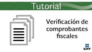 Tutorial Verificación de comprobantes fiscales impresos [upl. by Ecertap]