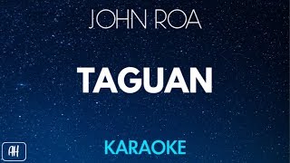 John Roa  Taguan KaraokeAcoustic Instrumental [upl. by Annyl]