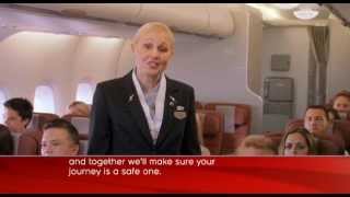 Youre In Safe Hands Qantas A380 Inflight Safety VideoA380 inflight safety video [upl. by Inod155]